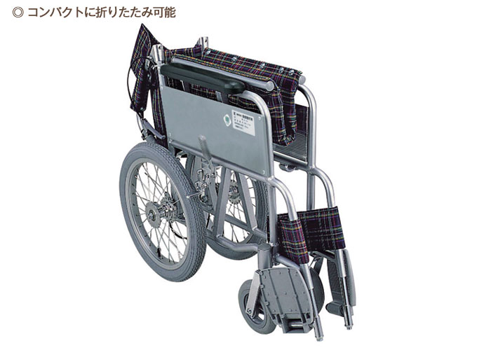 幸和製作所/TacaoF】ハンドブレーキ付き介護車 B-40 【車椅子販売のお